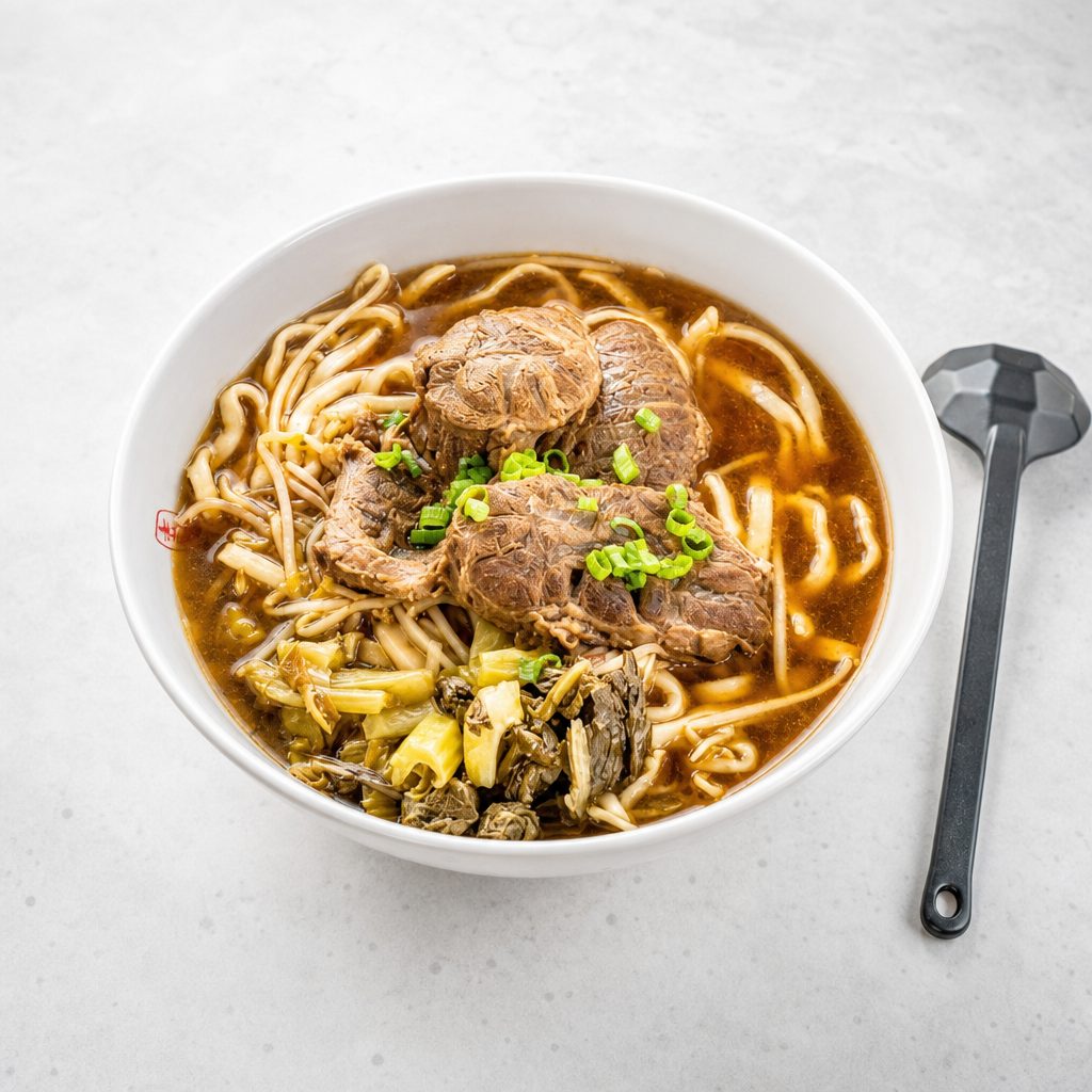 Taiwanese Beef Noodle Soup 台式牛肉面.