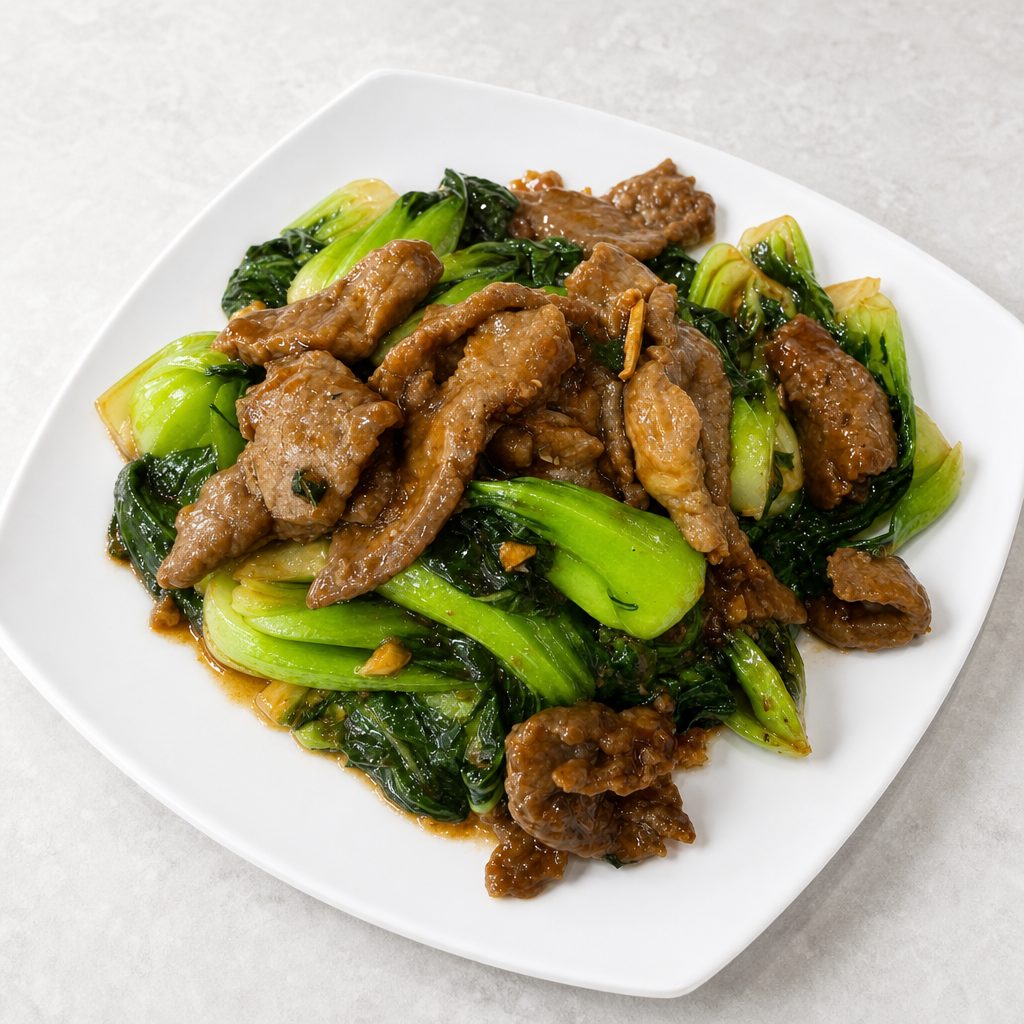 (LG) Beef with Satay Sauce (大) 沙爹牛肉.