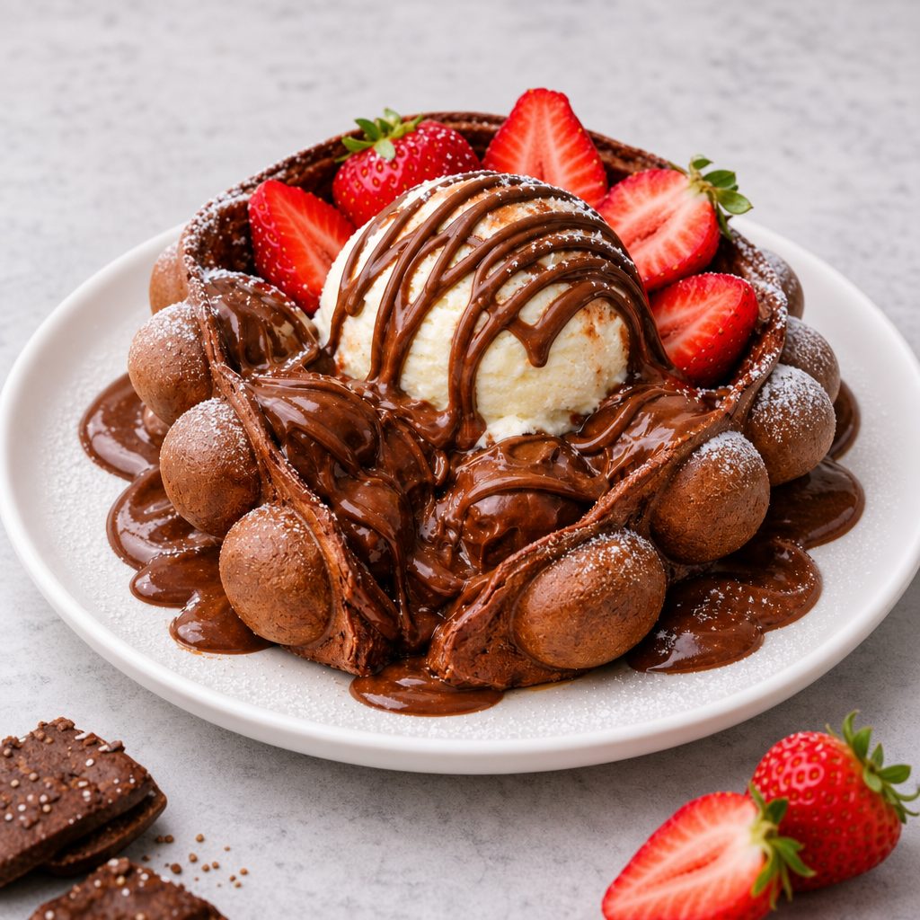 Choco Lava Waffle.