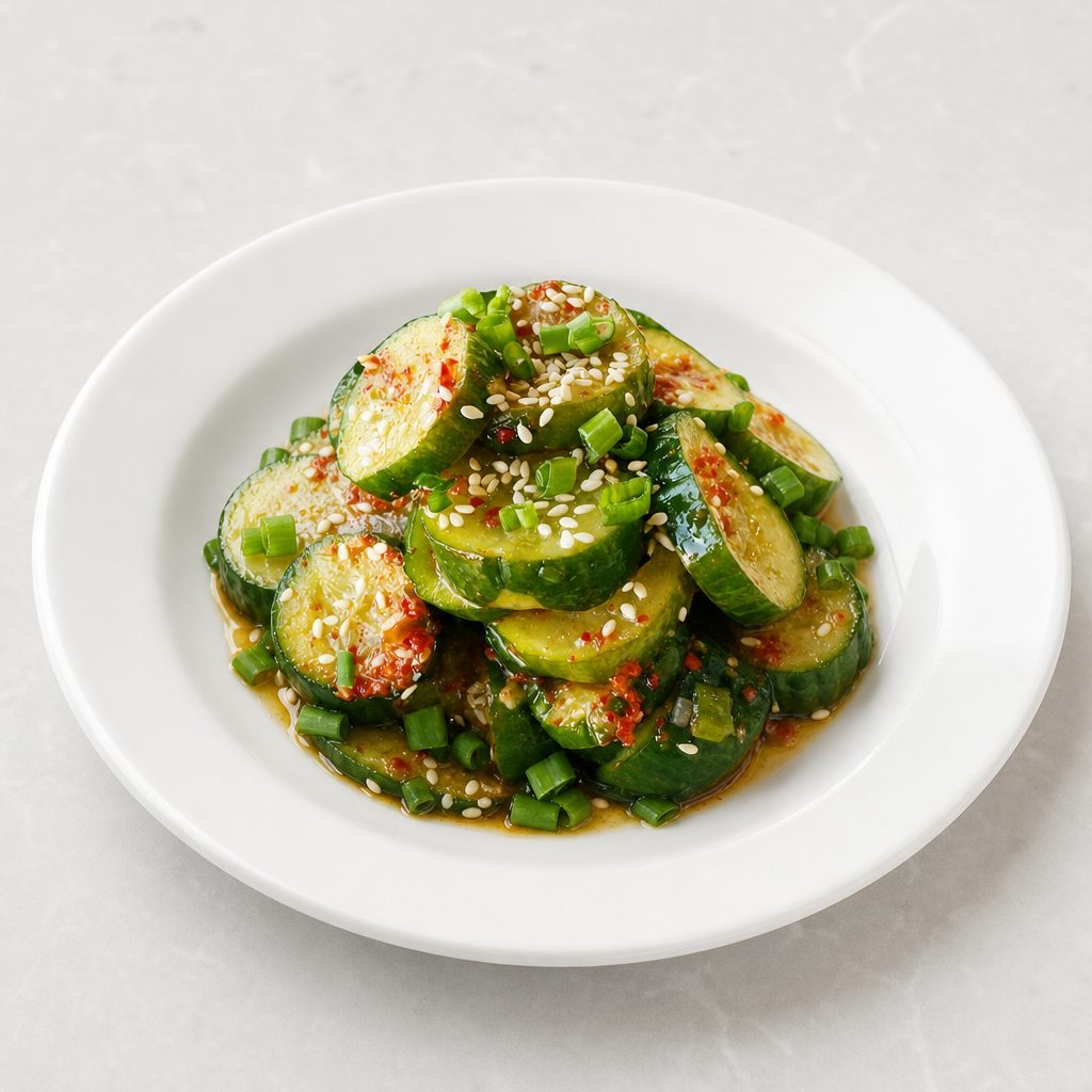 Spicy Cucumbers 蒜蓉黄瓜.