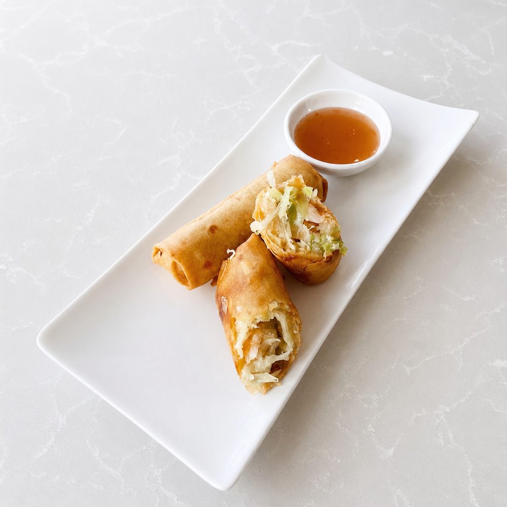Shanghai Shrimp Spring Roll (2) 上海虾春卷.