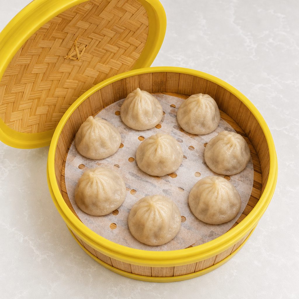 Pork Soup Dumplings 小笼包 (8).