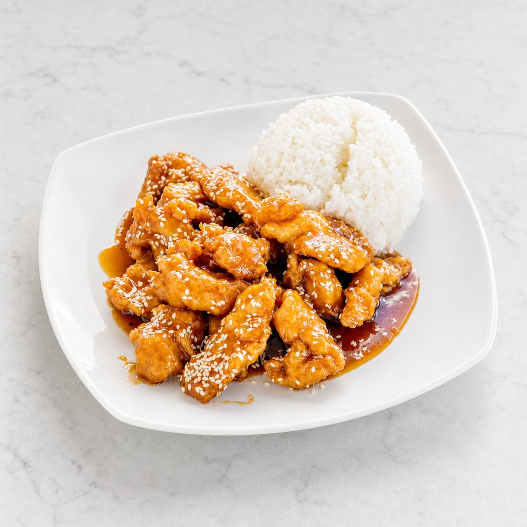 (S) (Chicken/Shrimp) Teriyaki Over Rice 日式烧饭.