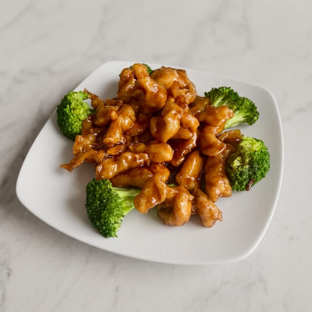 (LG) General Tso Chicken (大) 左宗鸡.