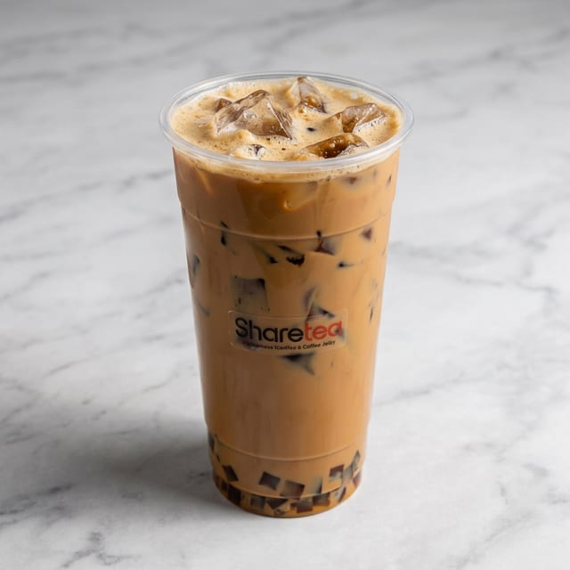 Vietnamese Coffee w/ Coffee Jelly.