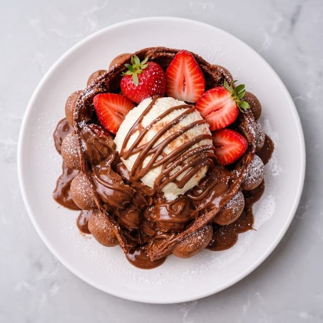 Choco Lava Waffle.