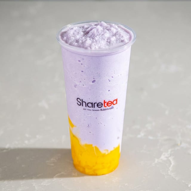 Taro Ice Blended with Pudding (40).