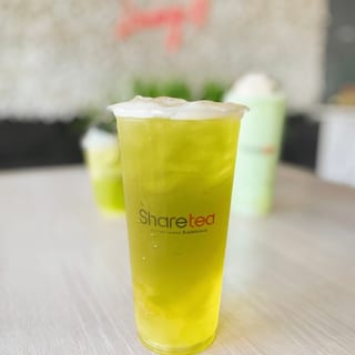 Green Apple Honey Green Tea with Aiyu Jelly
