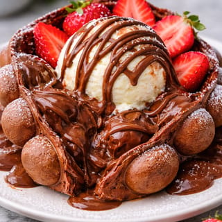 Choco Lava Waffle